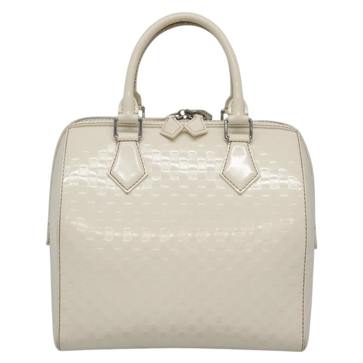 Louis Vuitton LOUIS VUITTON Damier Facet Speedy Cube PM Hand Bag White Size ONE SIZE - 2 Thumbnail