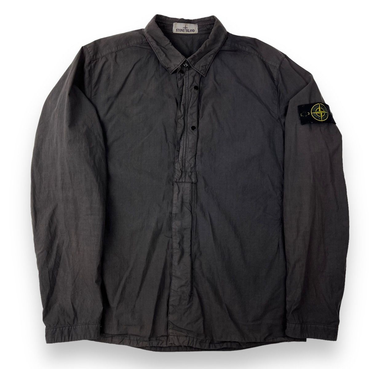 Stone Island Stone Island Grey Overshirt Size US XL / EU 56 / 4 - 2 Thumbnail