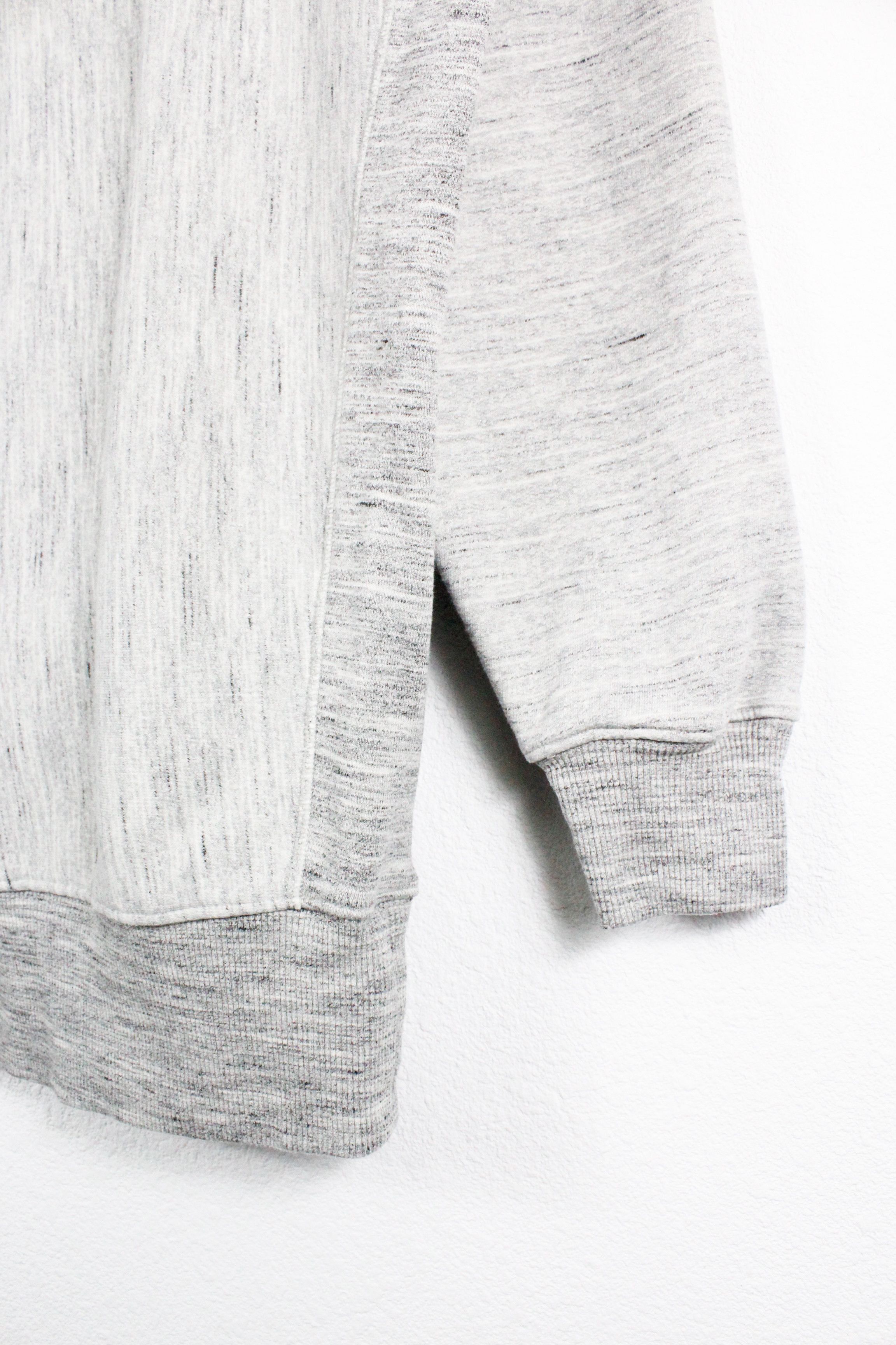 Nigel Cabourn Nigel Cabourn Closed Oversized Grey Melange Crew Sweatshirt Size US M / EU 48-50 / 2 - 5 Thumbnail