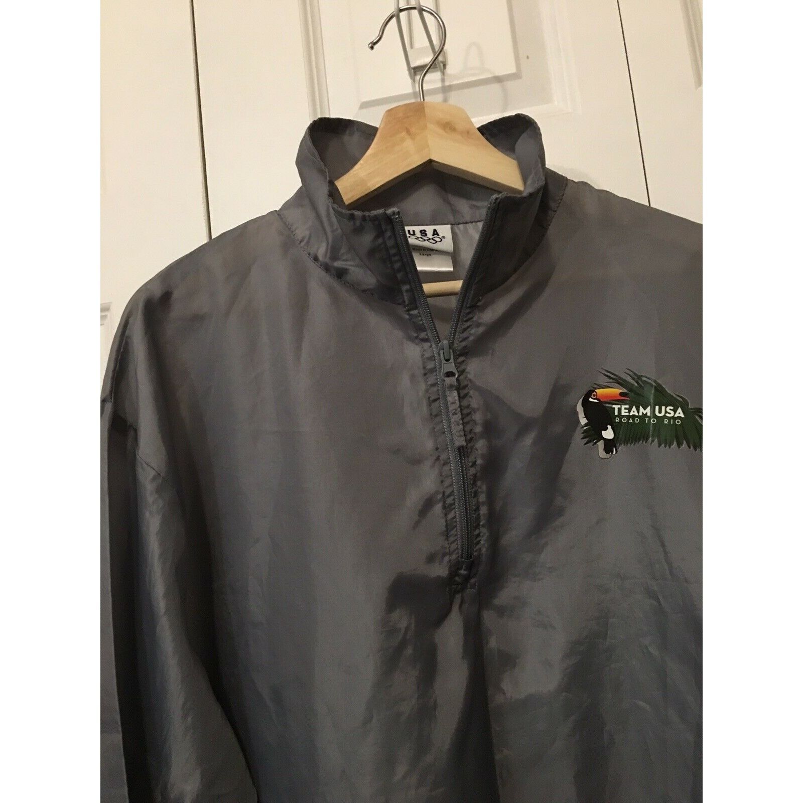 Other Olympic Team USA Windbreaker Jacket Road To Rio 2016 Gray Ad Size US L / EU 52-54 / 3 - 7 Thumbnail