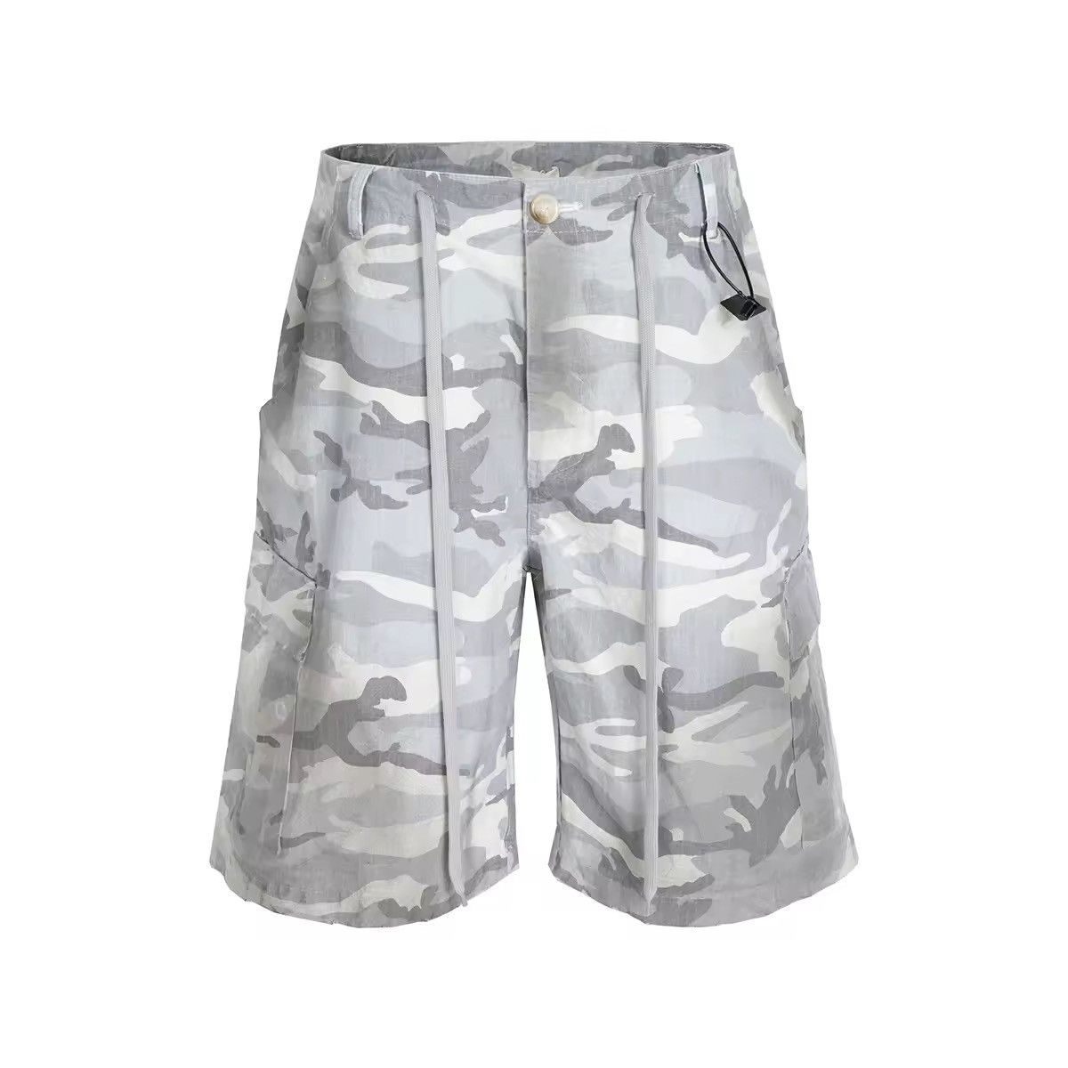 Designer Camouflage Vintage Retro Style Loose Oversized Shorts Size US 32 / EU 48 - 3 Thumbnail