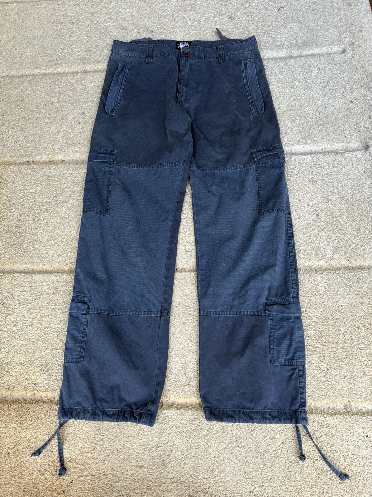 Stussy Vintage Stussy Double Knee Cargo Baggy Pants Tactical Size US 34 / EU 50 - 2 Thumbnail