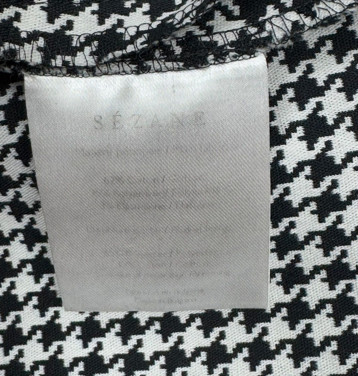 Sezane Sezane Leggings Cotton-Spandex Pants Glen-Check size FR34 Size 25" / US 0 / IT 36 - 9 Thumbnail