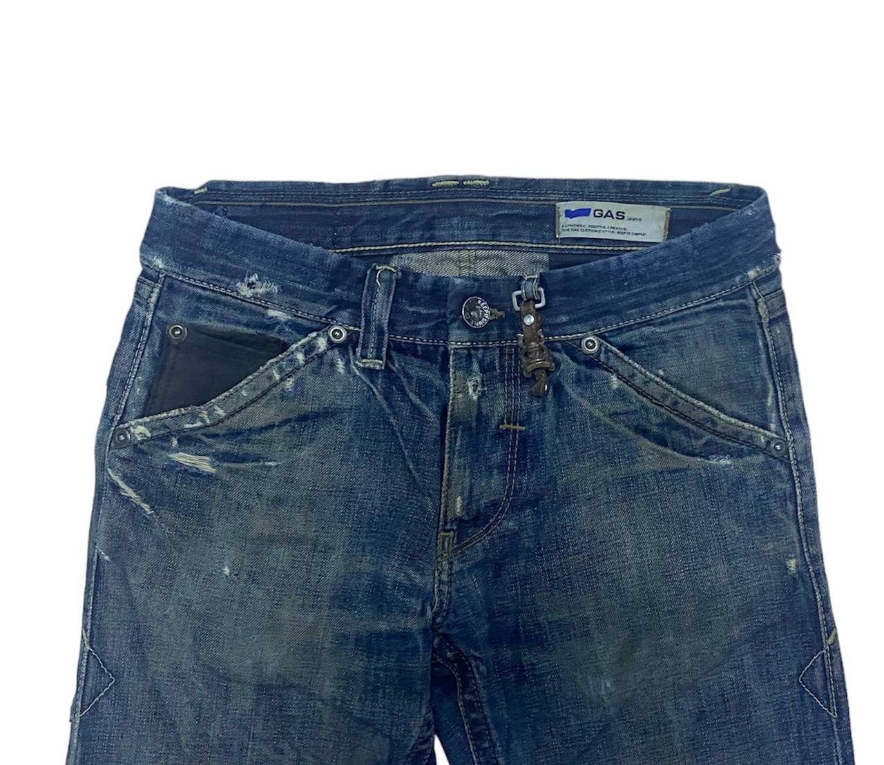 GAS Gas Distressed Denim Selvedge (Z09) waist 32 Size US 32 / EU 48 - 3 Thumbnail