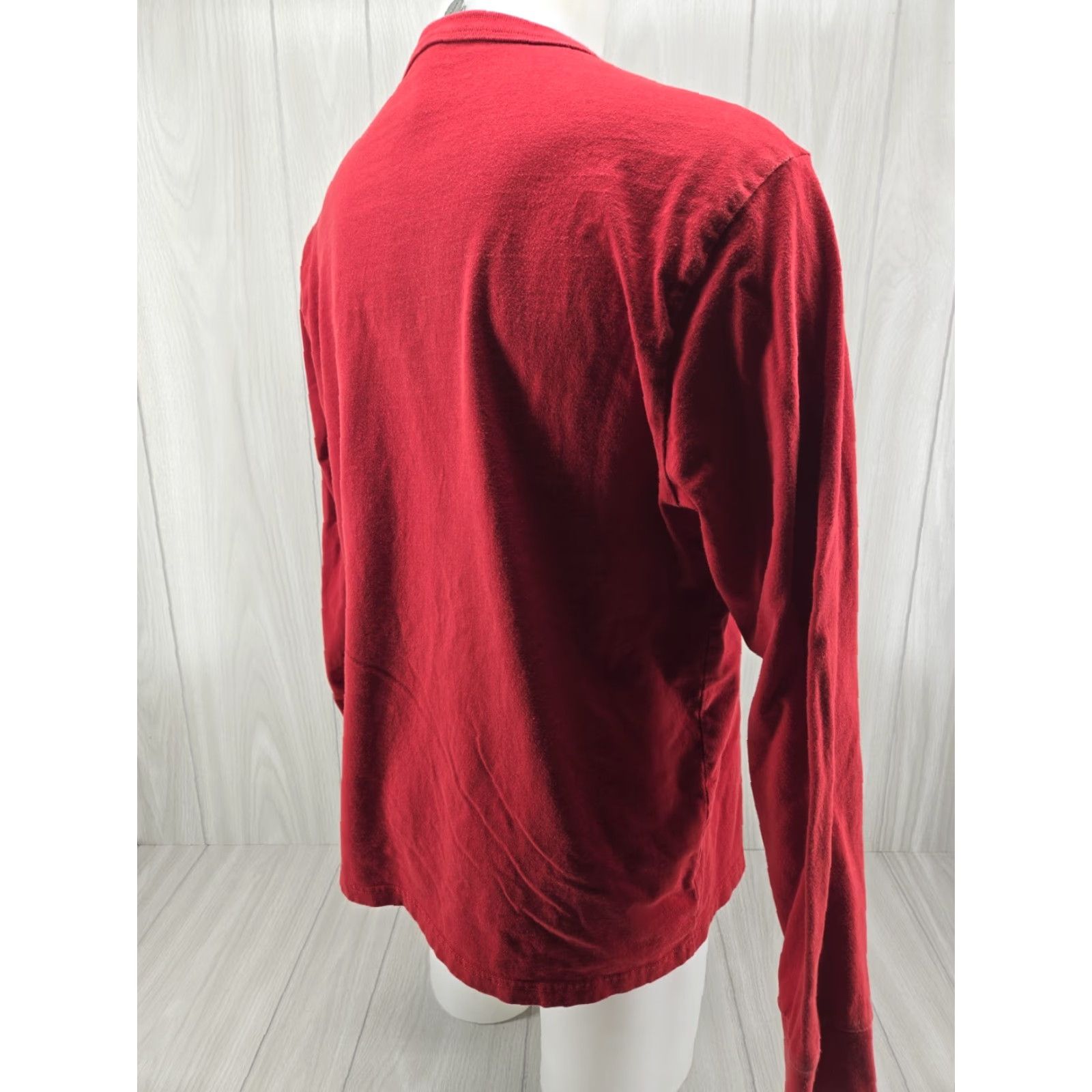 American Eagle Outfitters American Eagle Mens T Shirt XL Red Mountain Graphic Long Sleeve Crew Neck Shirt Size US XL / EU 56 / 4 - 7 Thumbnail