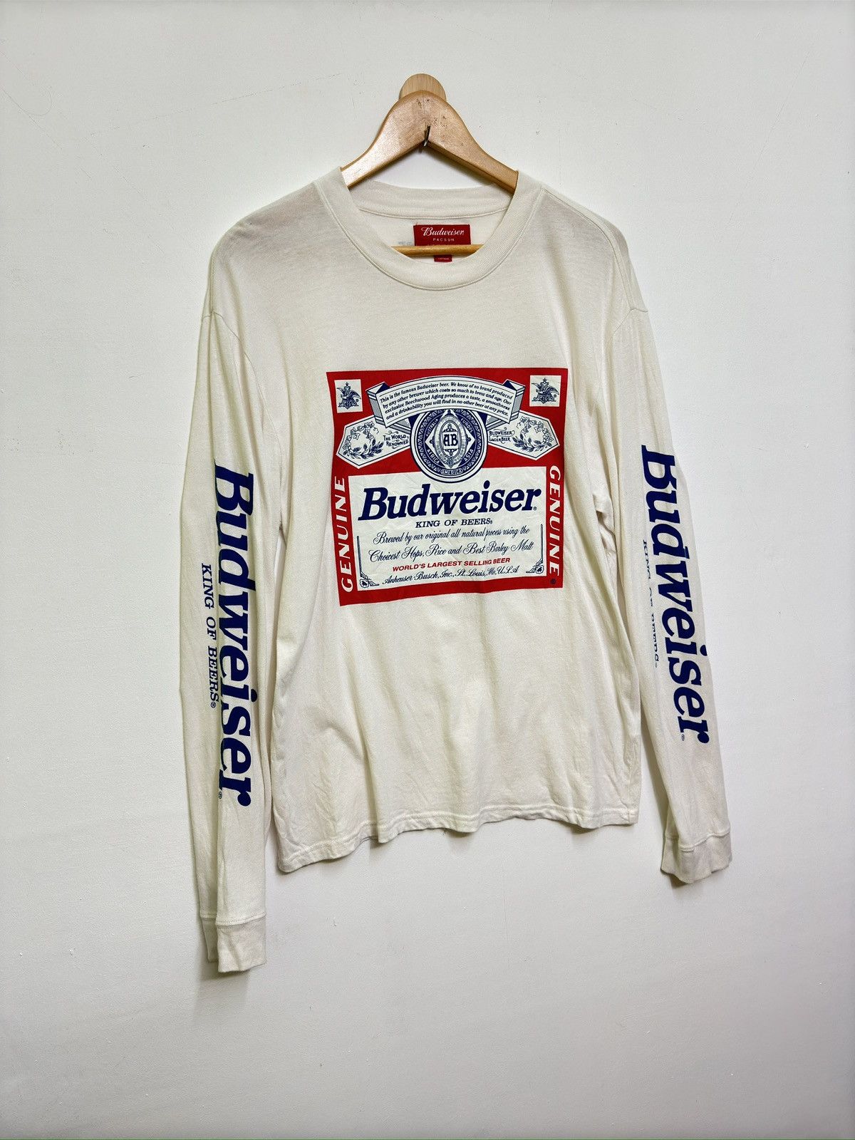 Budweiser Budweiser × PacSun King of Beers Big Graphic Logo Tee Size US M / EU 48-50 / 2 - 3 Thumbnail
