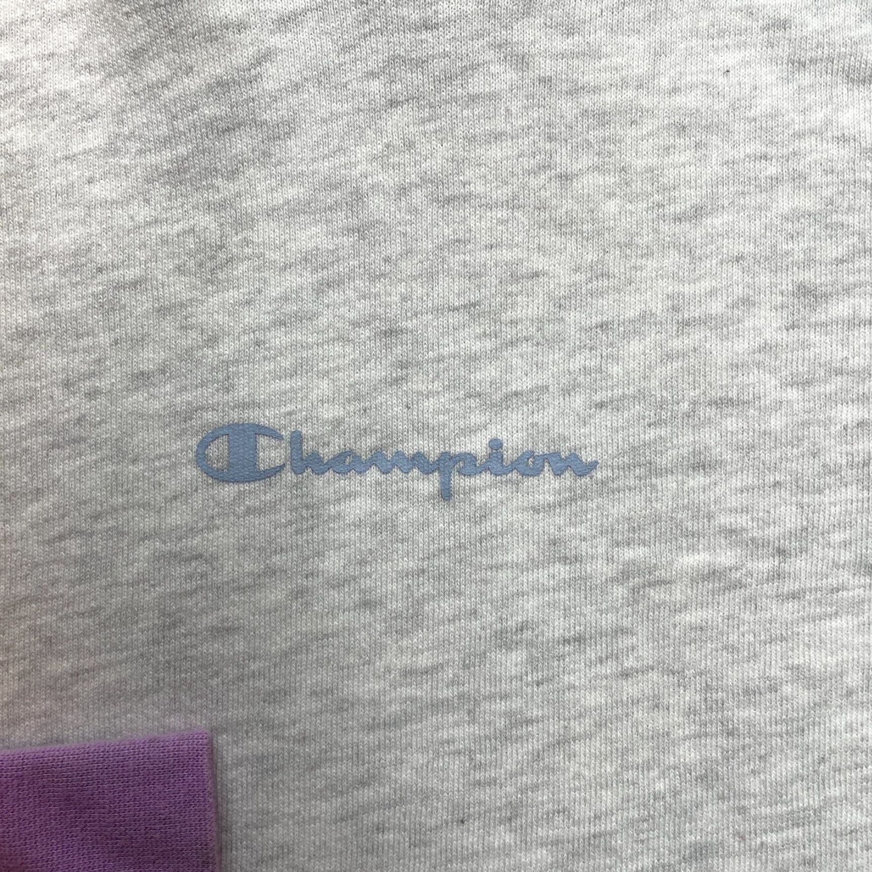 Champion Champion Hoodie Sweatshirt Womens S Gray Purple Hooded Pullover Crew Neck Long Sleeve Jersey Fleece Size S / US 4 / IT 40 - 2 Thumbnail