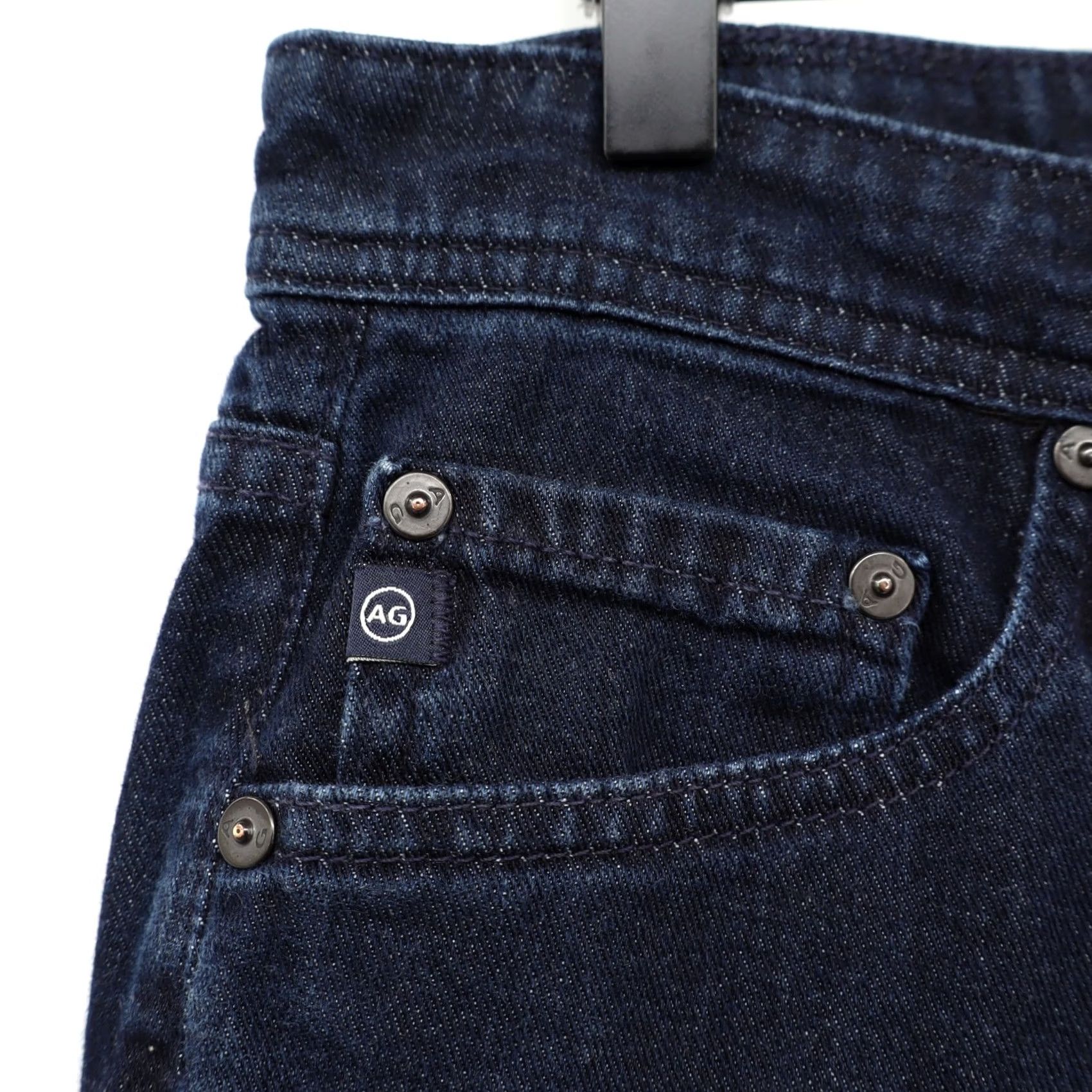 Vintage AG Adriano Goldschmied The Tellis Jeans Men's Blue 32x31 Denim Bootcut 5-Pocket Regular Medium Wash Stretch Cotton Elastane" Size US 32 / EU 48 - 4 Thumbnail