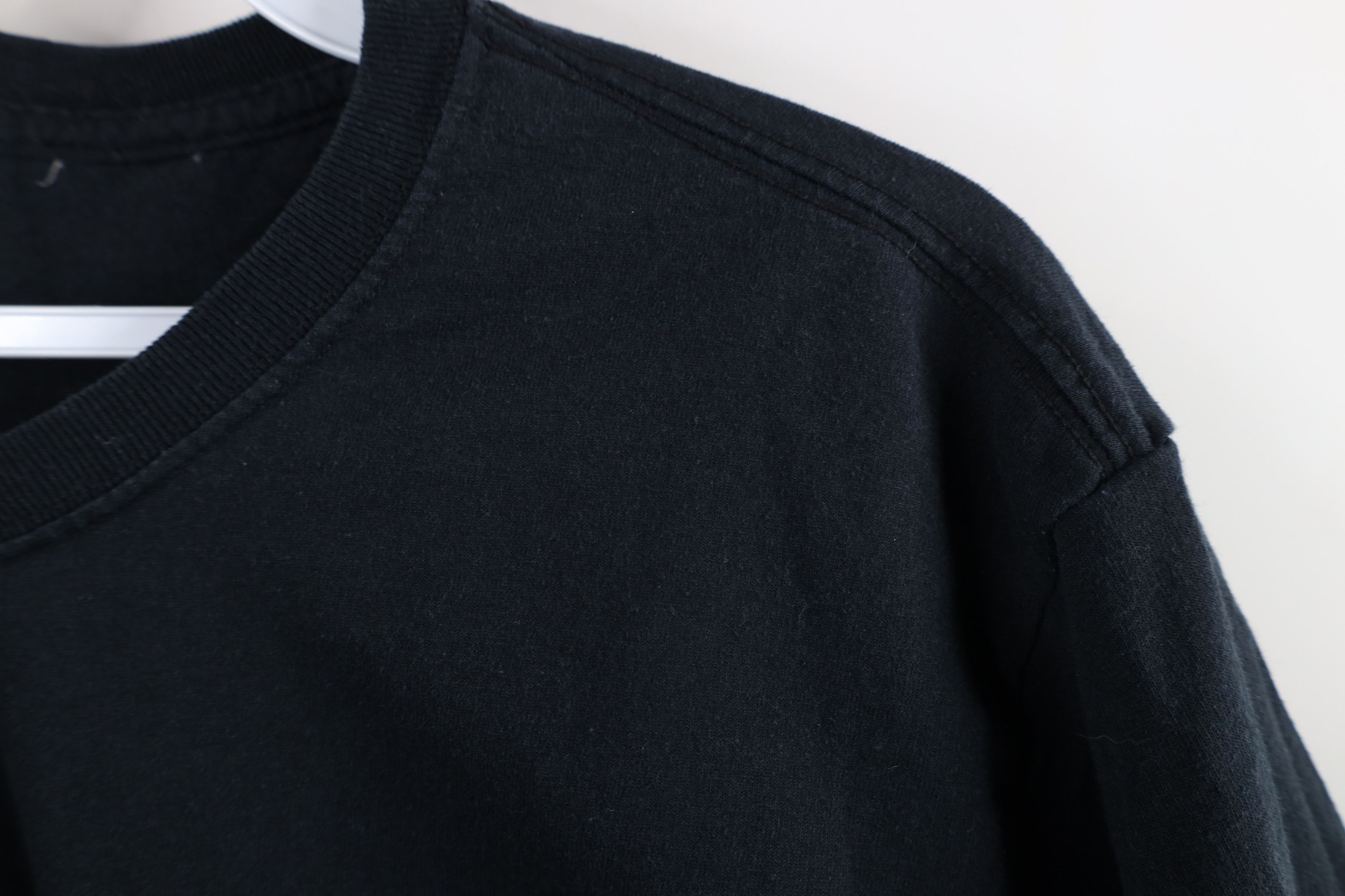 Vintage Vintage 90s Streetwear Cotton Short Sleeve T-Shirt Black Size US M / EU 48-50 / 2 - 7 Thumbnail