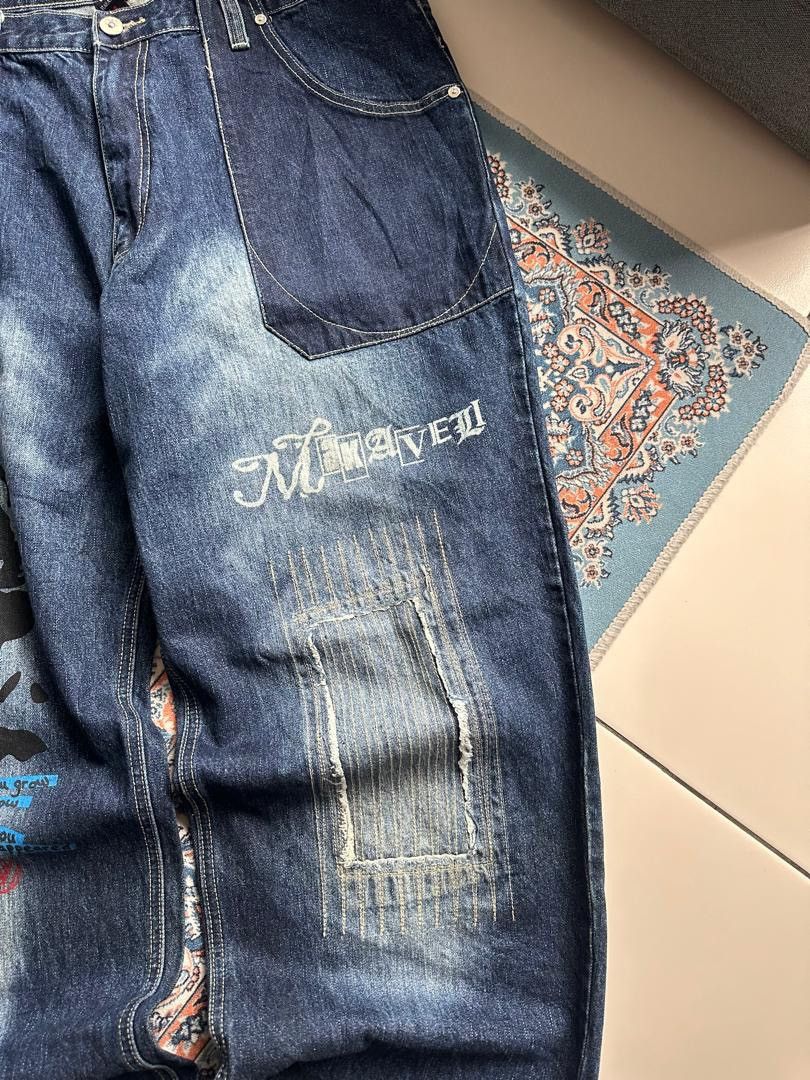 Makaveli × Vintage MAKAVELI TUPAC JEANS Size US 39 - 2 Thumbnail