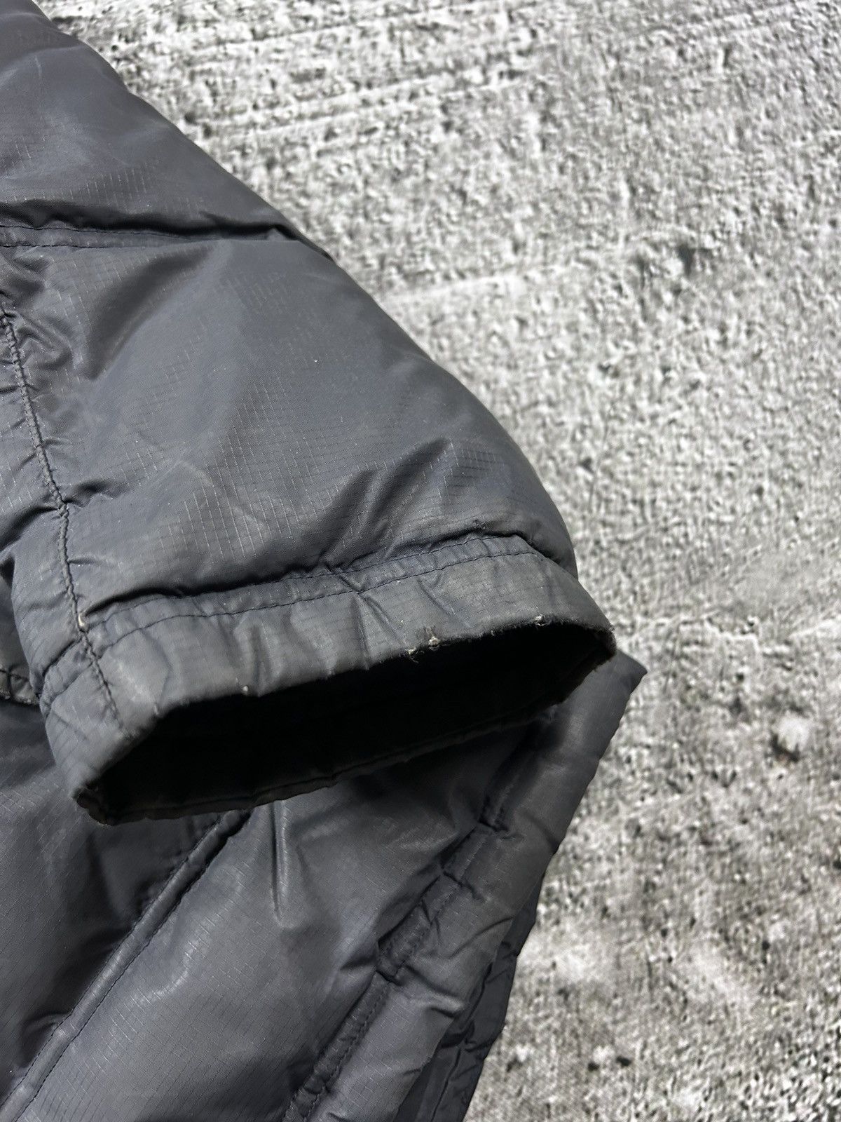 Adidas × Vintage Adidas vintage grey down puffer jacket small logo 2000s Size US XL / EU 56 / 4 - 7 Thumbnail