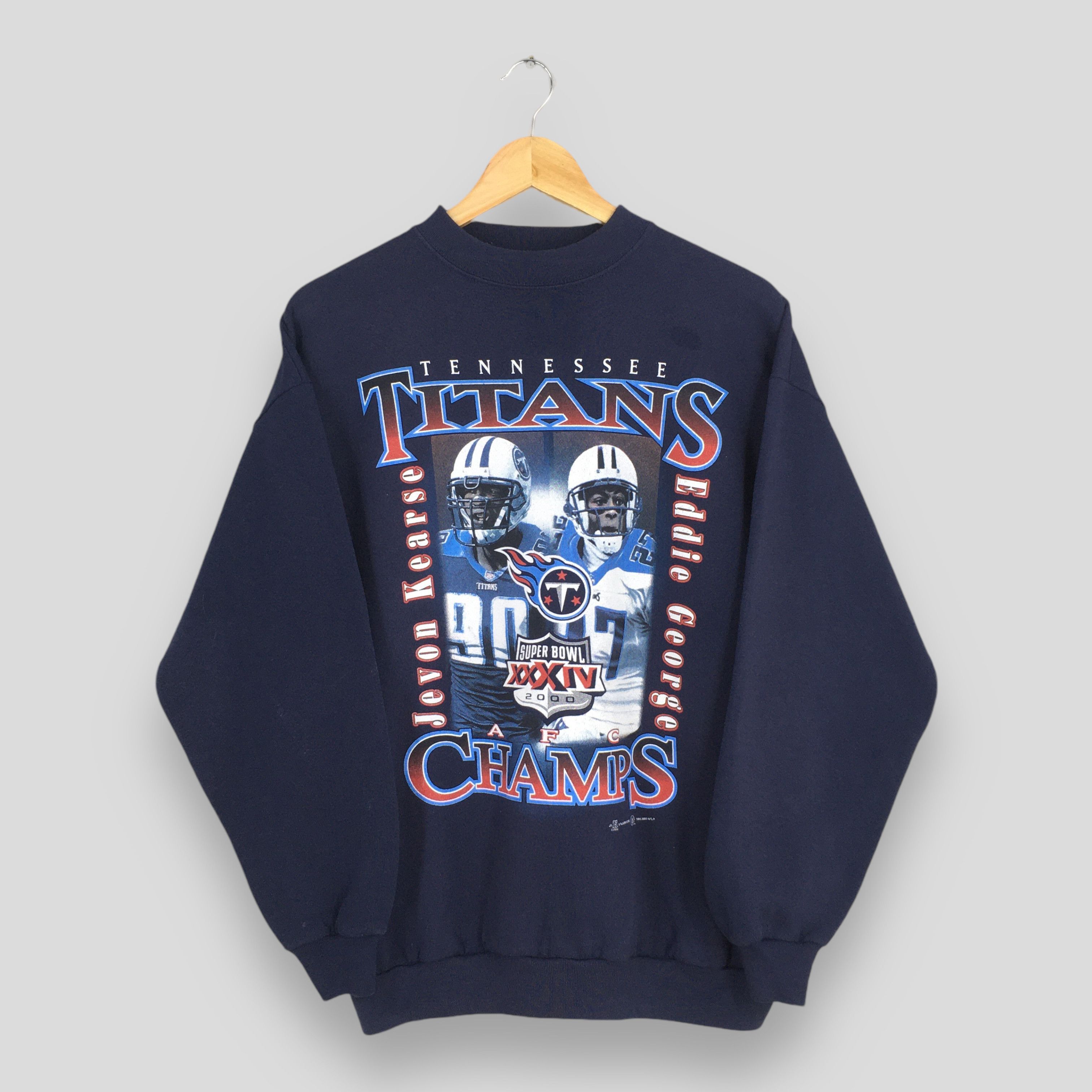 NFL Vintage Tennessee Titans NFL Blue Sweatshirt Large Size US L / EU 52-54 / 3 - 1 Thumbnail