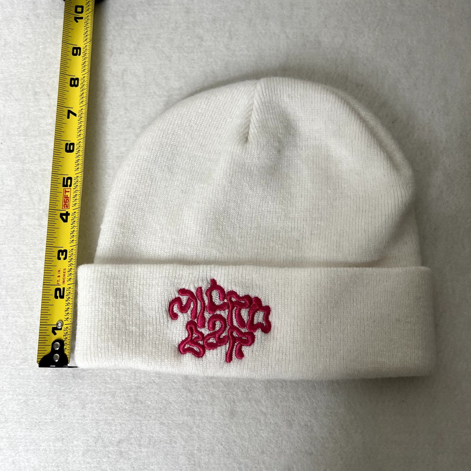 Other Micro Bar White Beanie Hat Size ONE SIZE - 5 Thumbnail