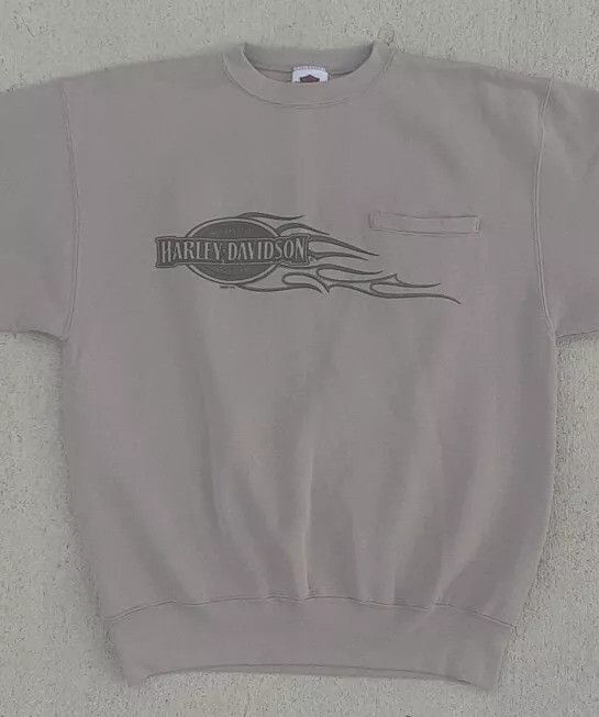 Harley Davidson Vintage Y2K 2000s Harley Davidson Sweatshirt USA Pocket Size US L / EU 52-54 / 3 - 2 Thumbnail