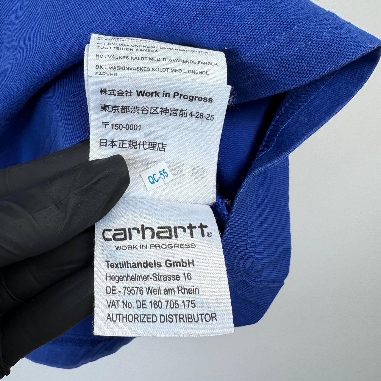 Carhartt Carhartt WIP Chase T Shirt Blue Minimal Logo Tee Mens S Size US S / EU 44-46 / 1 - 4 Thumbnail