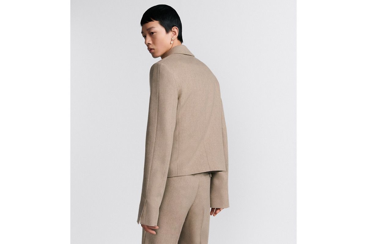 Dior o1bcso1str0226 Cropped Jacket in Beige Size US XL / EU 56 / 4 - 6 Thumbnail