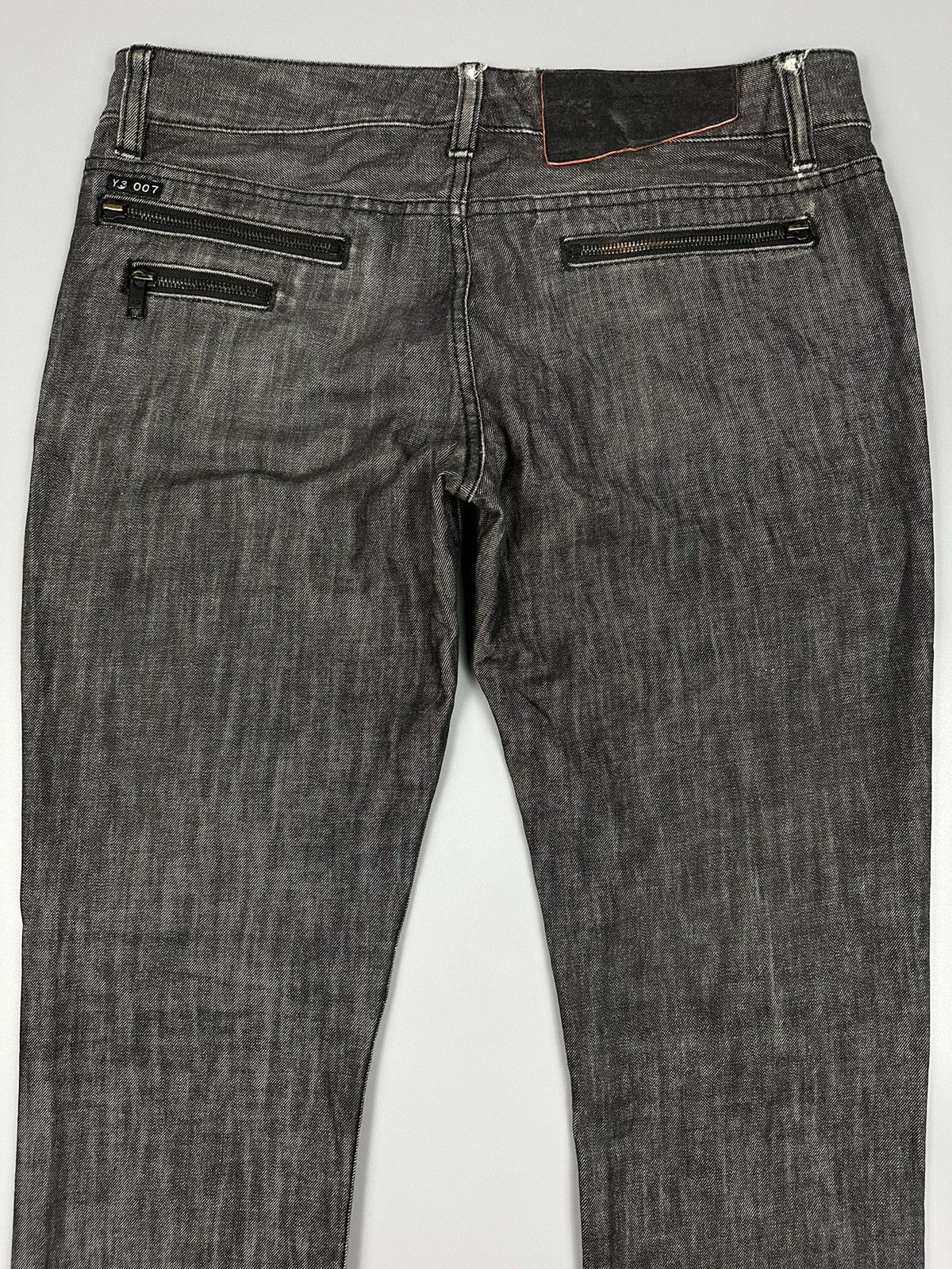 Designer × Yohji Yamamoto Y-3 007 Yohji Yamamoto Black Denim Size US 32 / EU 48 - 6 Thumbnail