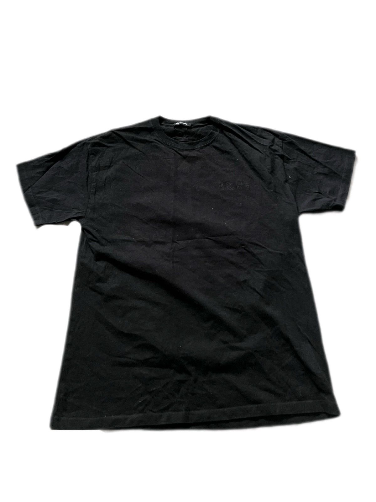 Raf Simons Raf Simons black Bald Head Fit Tee oversize SS19 Size US S / EU 44-46 / 1 - 2 Thumbnail