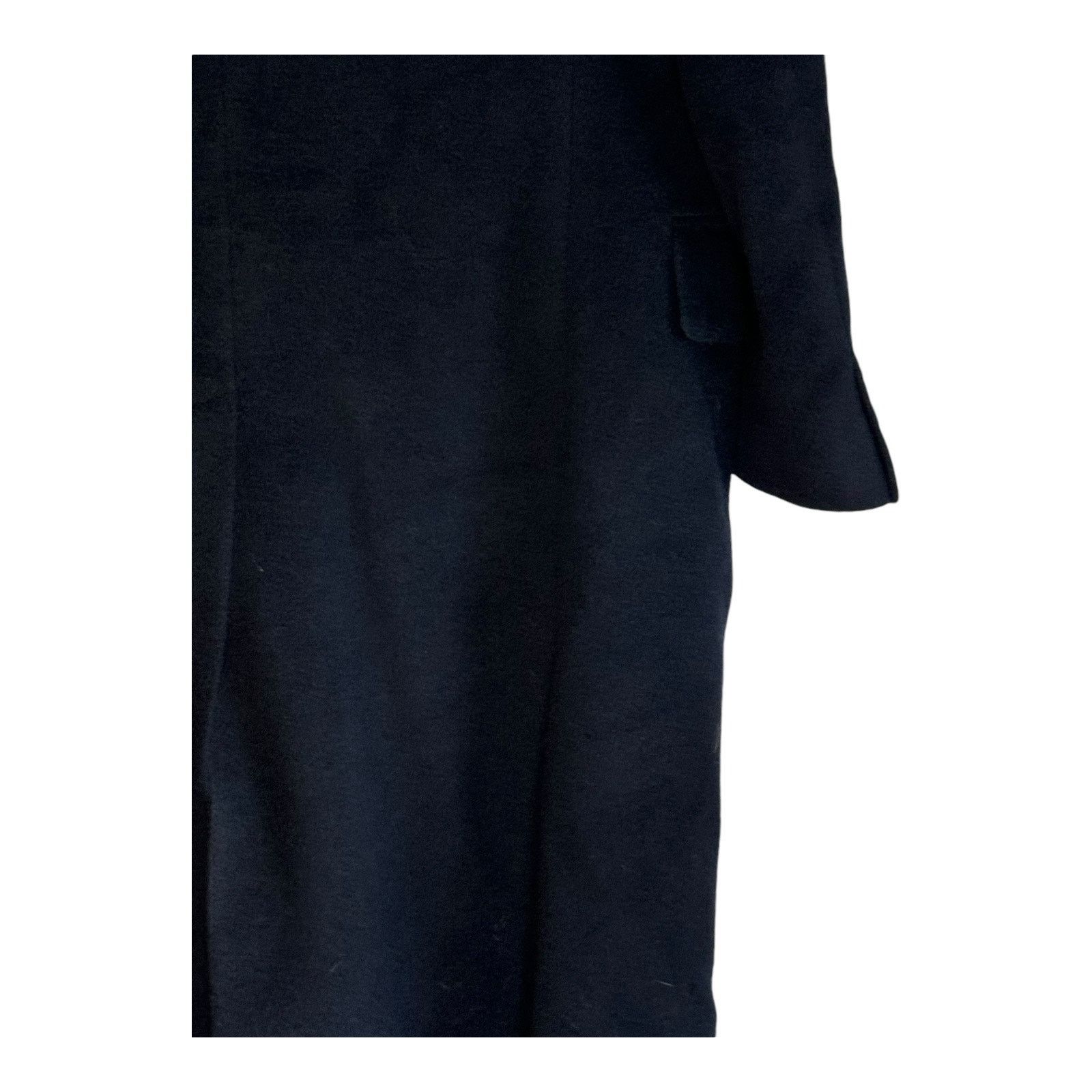 Lanvin LANVIN CLASSIQUE Pure Wool Overcoat 48R Italy Black Coat Size US M / EU 48-50 / 2 - 16 Thumbnail