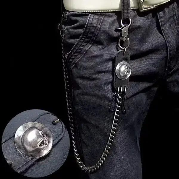 Other Biker Wallet Belts Chain Size ONE SIZE - 3 Thumbnail