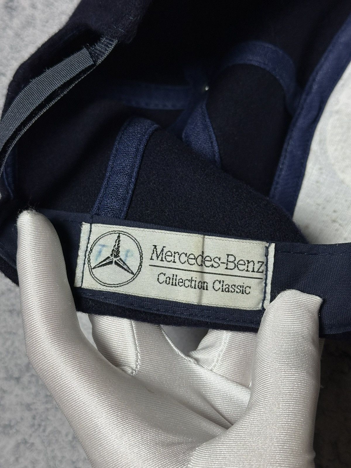 Mercedes-Benz Vintage Mercedes Benz 6-Panel Wool Cap Size ONE SIZE - 10 Thumbnail