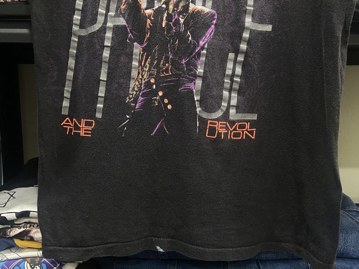 Band Tees × Prince Prince "Purple Rain" Tour 1984-85 Original T Shirt Size US M / EU 48-50 / 2 - 3 Thumbnail