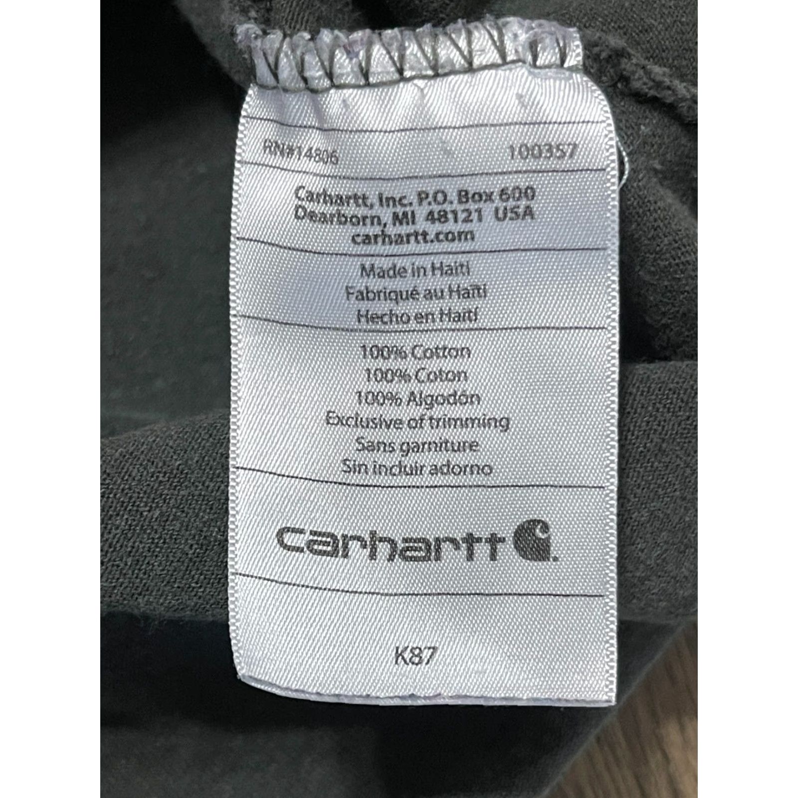 Carhartt Carhartt Shirt Men's XL Tall Green Original Fit Mens Size US XL / EU 56 / 4 - 7 Thumbnail