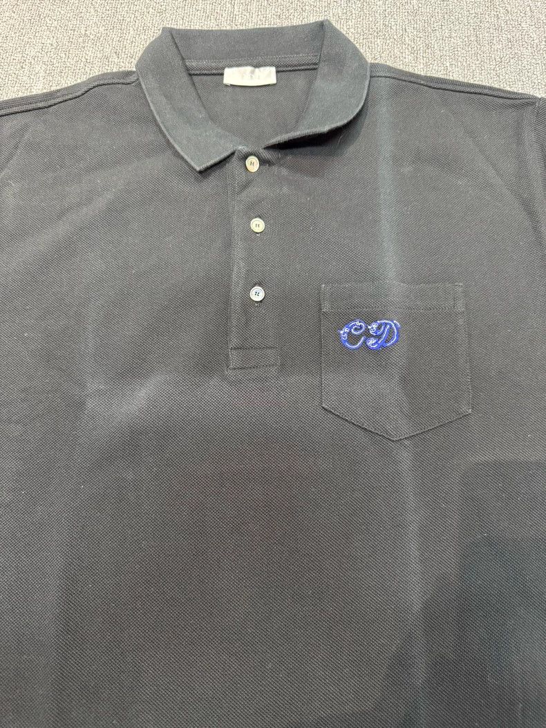 Dior Dior Solid color letter print pocket short-sleeved Polo sh Size US XL / EU 56 / 4 - 5 Thumbnail