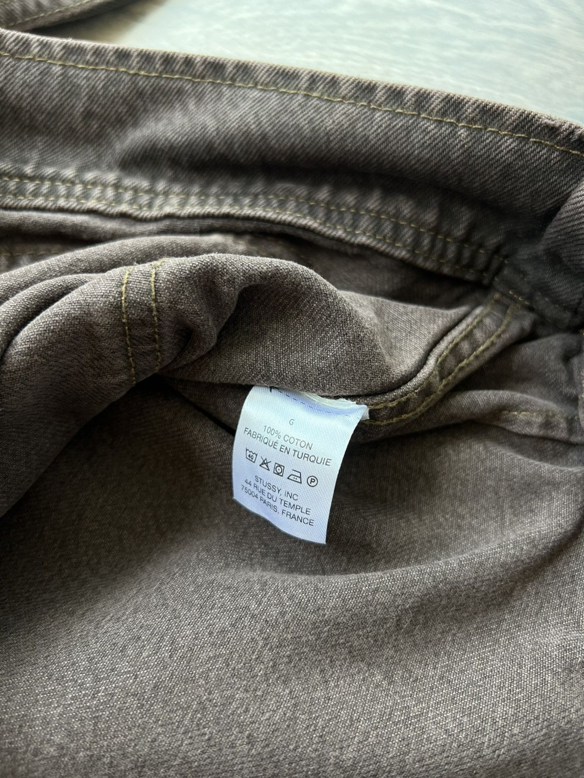 Stussy Stussy Denim Zip Work Jacket Espresso Large Size US L / EU 52-54 / 3 - 4 Thumbnail