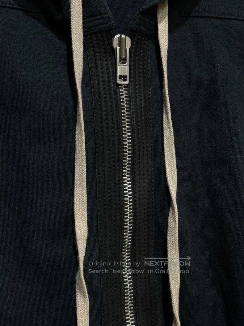Rick Owens Rick Owens patchwork leather hooded zip sweatshirt jacket . Size US S / EU 44-46 / 1 - 5 Thumbnail