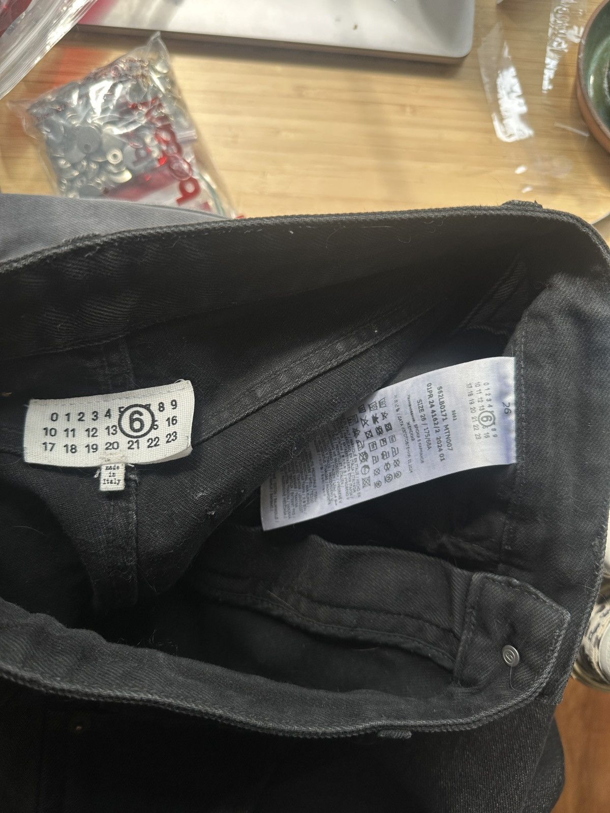 MM6 Maison Margiela MM6 Paneled Flare Denim Size 28" / US 6 / IT 42 - 6 Thumbnail