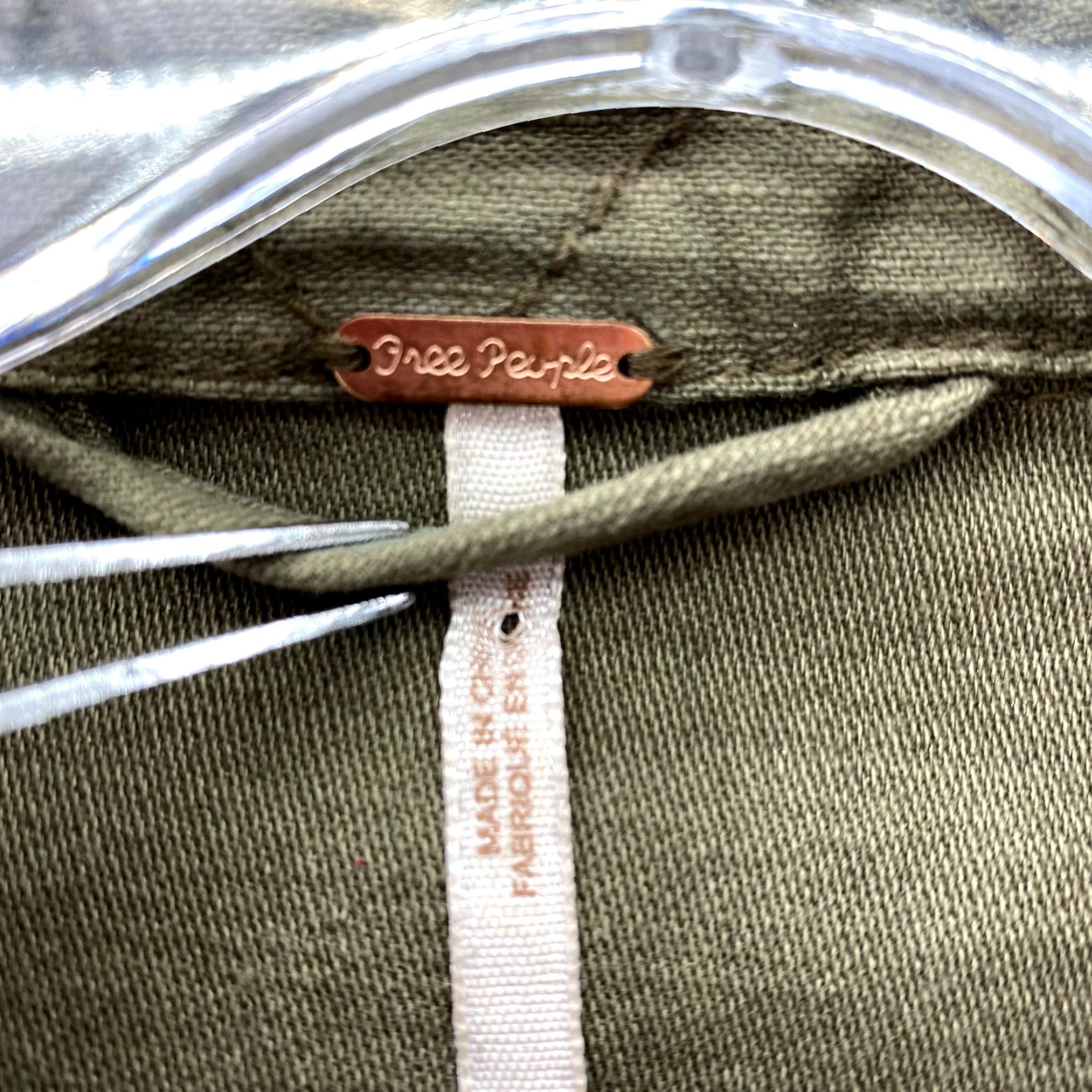 Free People Free People Jacket Women Med Olive Utility Field Chore Barn Military Safari Coat Womens Size M / US 6-8 / IT 42-44 - 2 Thumbnail