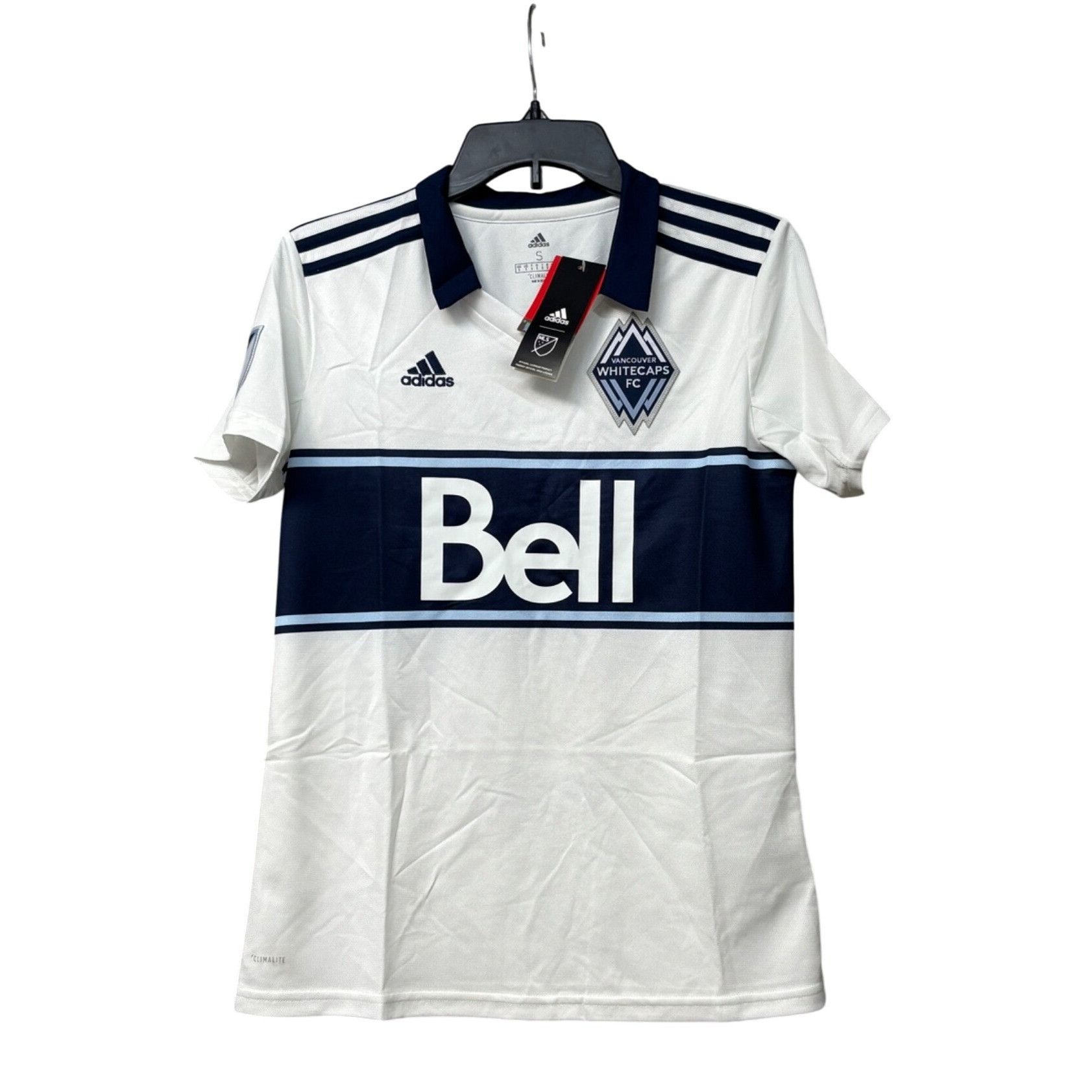 Adidas Adidas Women's Vancouver Whitecaps FC Soccer Jersey, Sz. S Size S / US 4 / IT 40 - 9 Thumbnail
