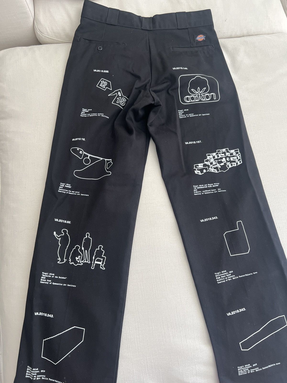 Dickies × Virgil Abloh Virgil Abloh Brooklyn Museum FOS Registrar Pants Size 30x32 Size US 30 / EU 46 - 2 Thumbnail
