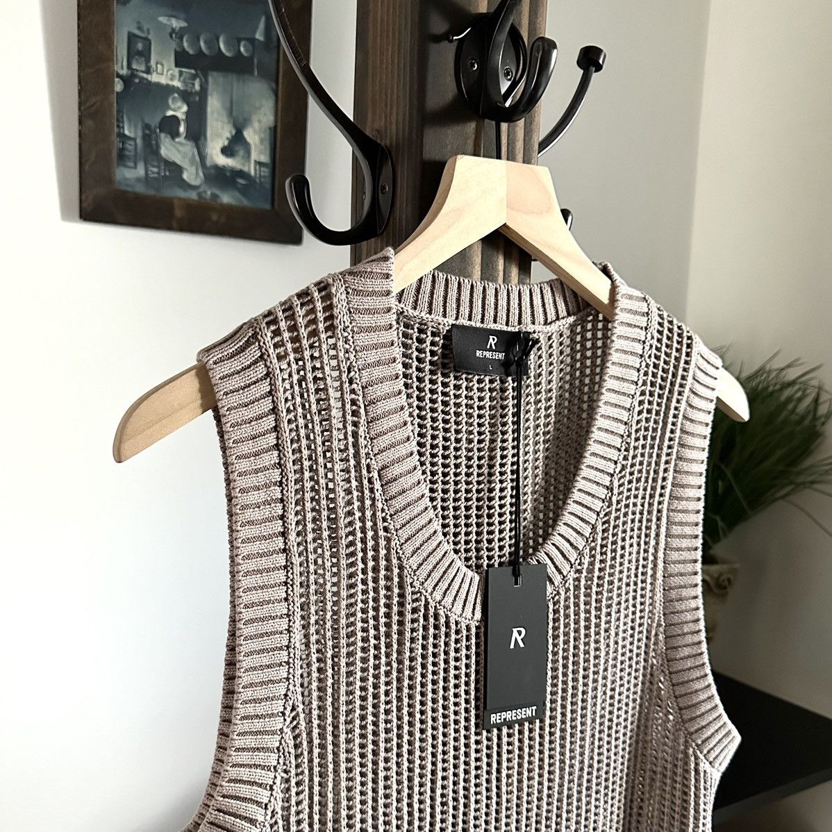 Represent Clo. 🌿Represent Clo Washed Knit Vest - Dawn🌿 Size US L / EU 52-54 / 3 - 4 Thumbnail