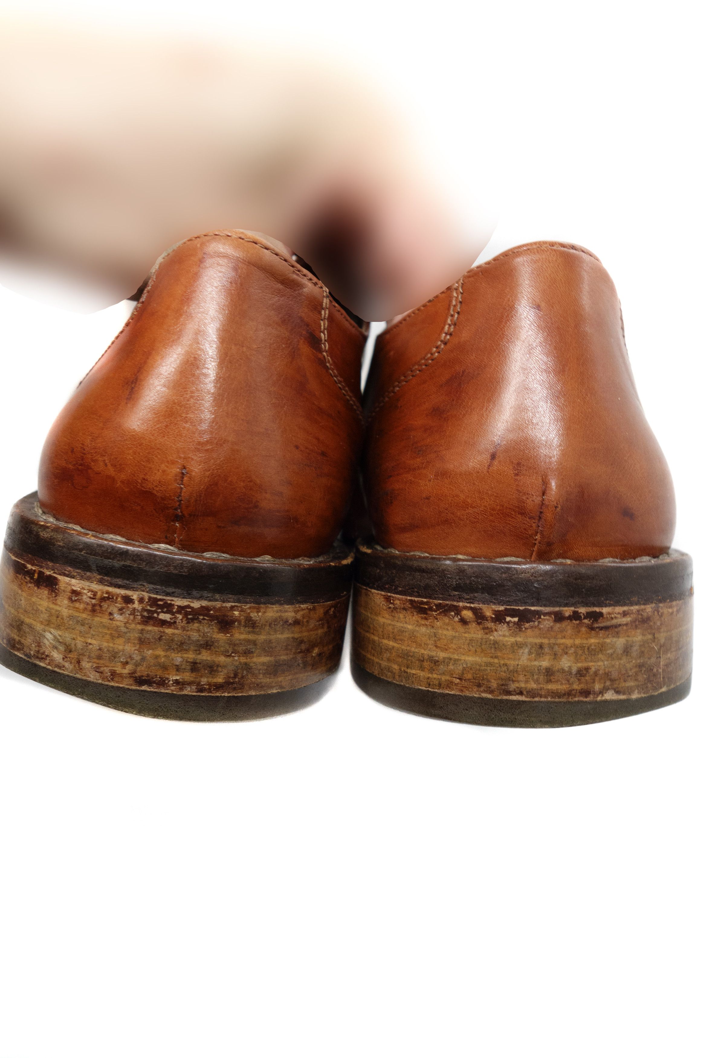 Versace Gianni Versace Vintage Apron Toe Square Rust Patina Derby Size US 10 / EU 43 - 5 Thumbnail