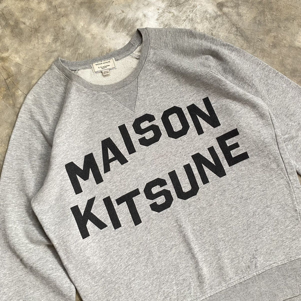 Maison Kitsune Maison Kitsune Crewneck Size US S / EU 44-46 / 1 - 2 Thumbnail