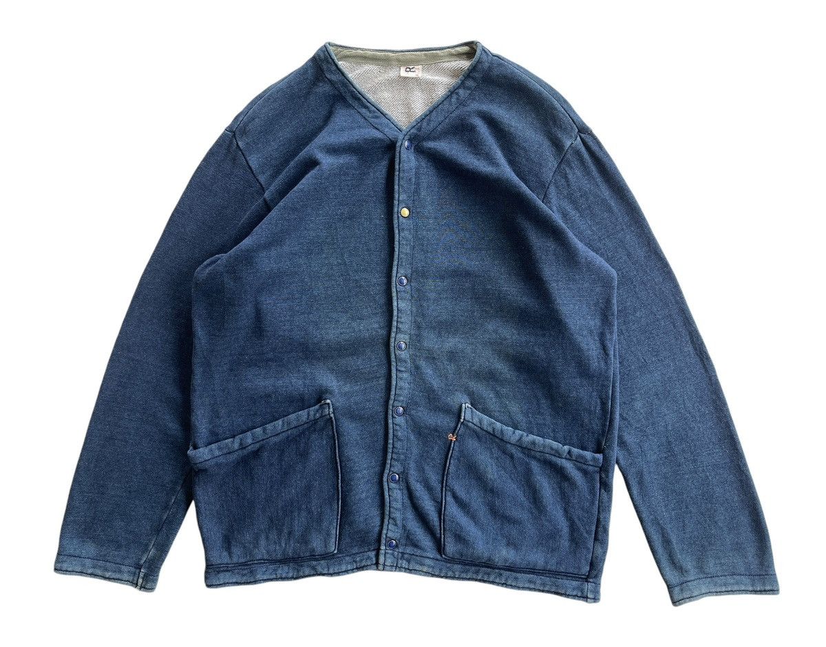 45rpm 45rpm Kapital Dyed Indigo Men Cardigan Jacket Size US L / EU 52-54 / 3 - 2 Thumbnail