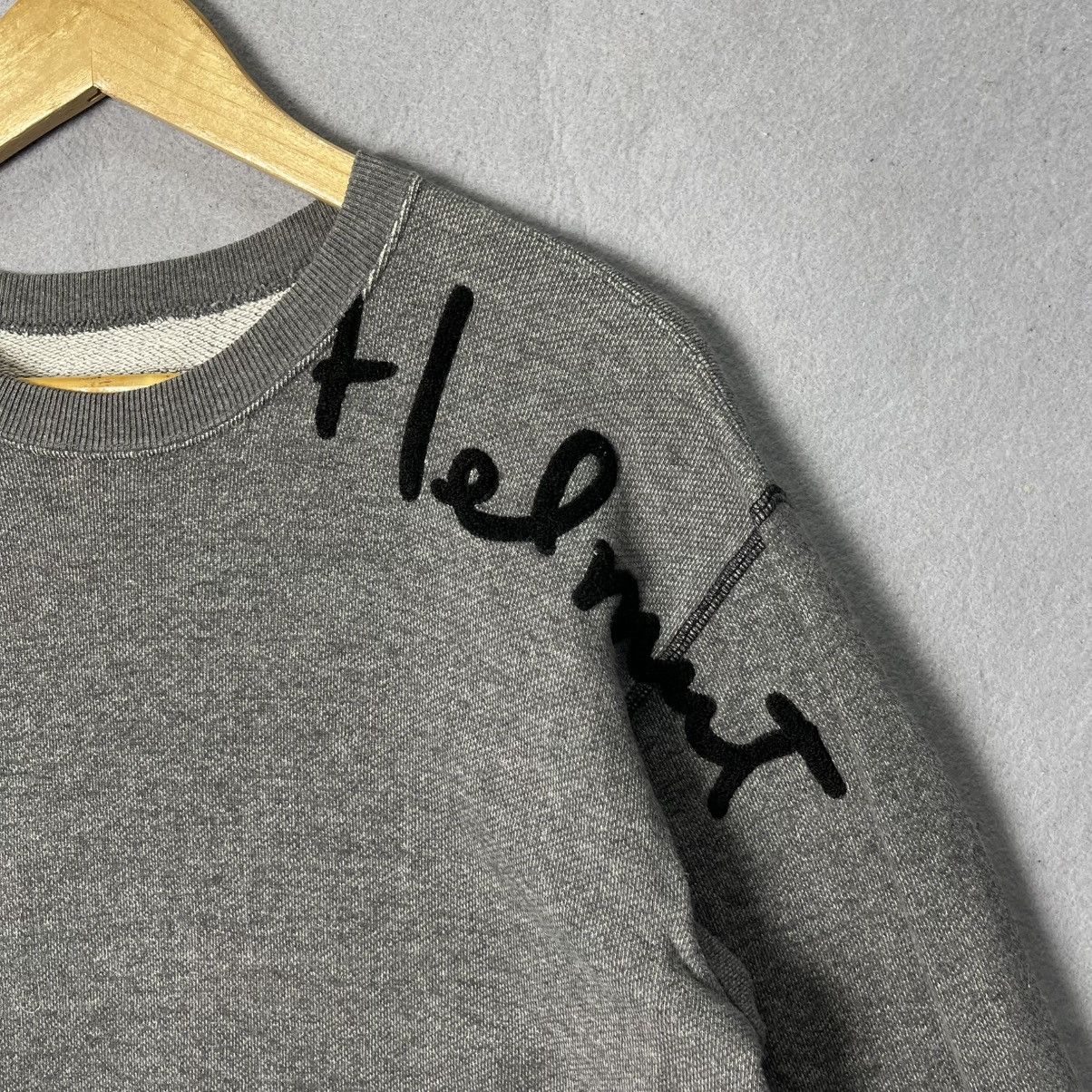 Karl Helmut Karl Helmut Script Logo Crewneck Sweatshirt Made in Japan Size US M / EU 48-50 / 2 - 3 Thumbnail