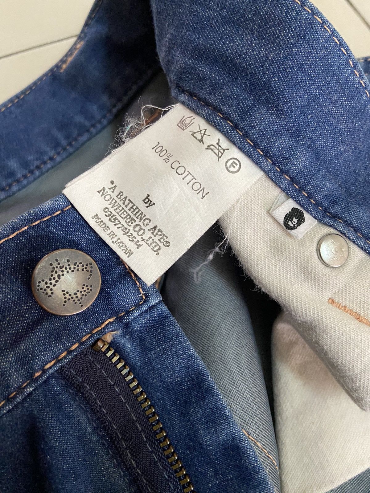 Bape Vintage Windstopper Double Knee Denim Size US 32 / EU 48 - 7 Thumbnail