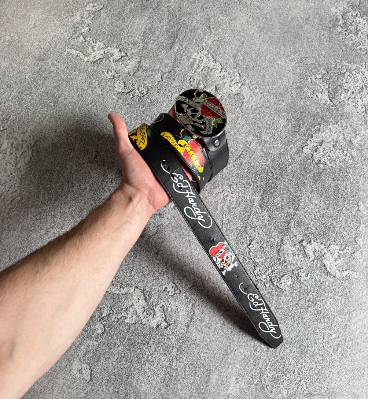 Hysteric Glamour Ed Hardy by Christian Audigier Avantgarde Y2K Japanese belt Size ONE SIZE - 1 Thumbnail