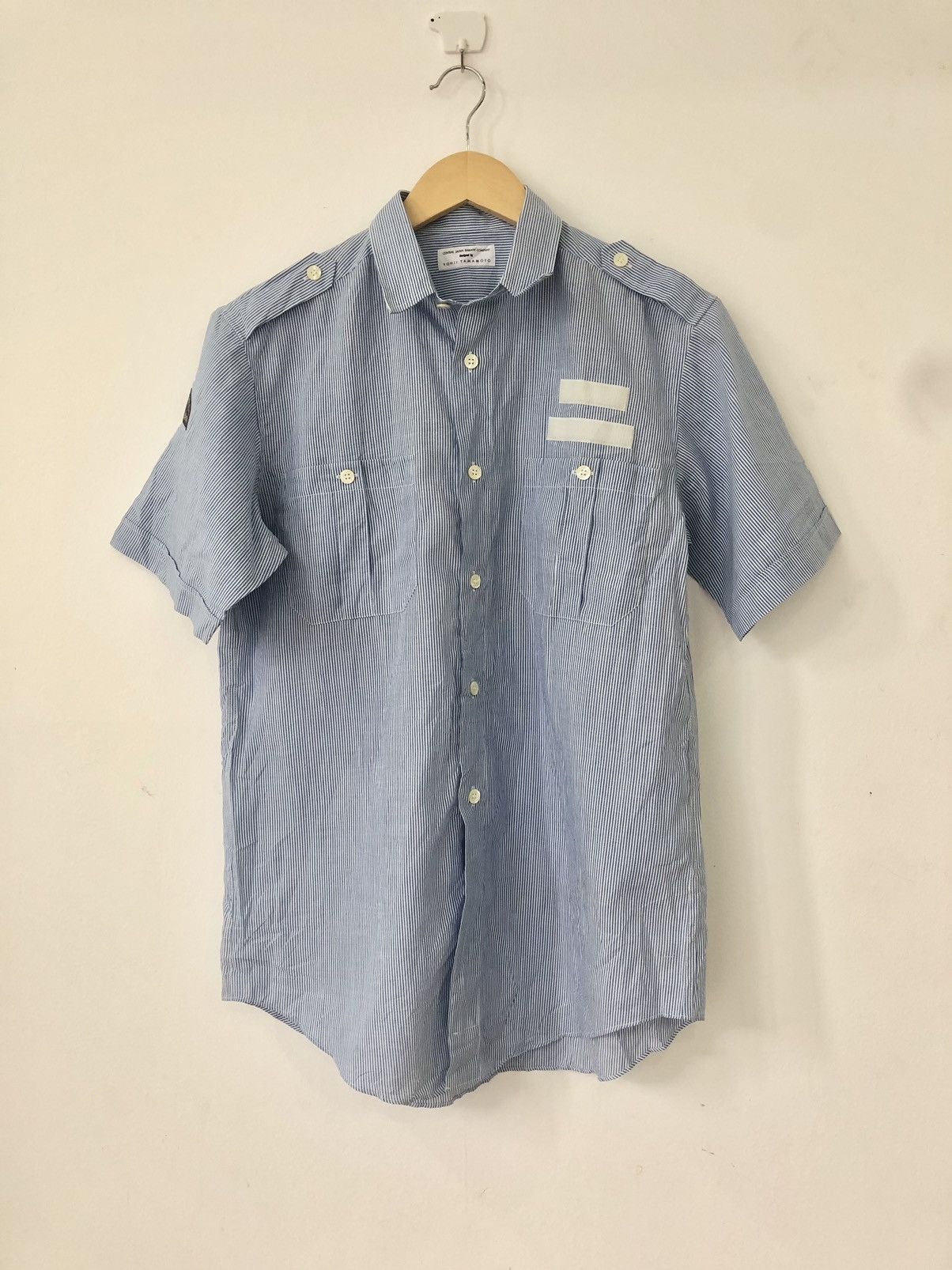 Yohji Yamamoto Central railway stripes shirt Size US M / EU 48-50 / 2 - 1 Thumbnail