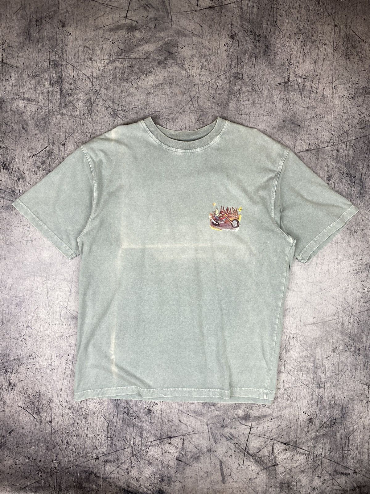 Band Tees Vintage Weird Fish Harley Davidson Big Logo Biker Style Size US L / EU 52-54 / 3 - 9 Thumbnail