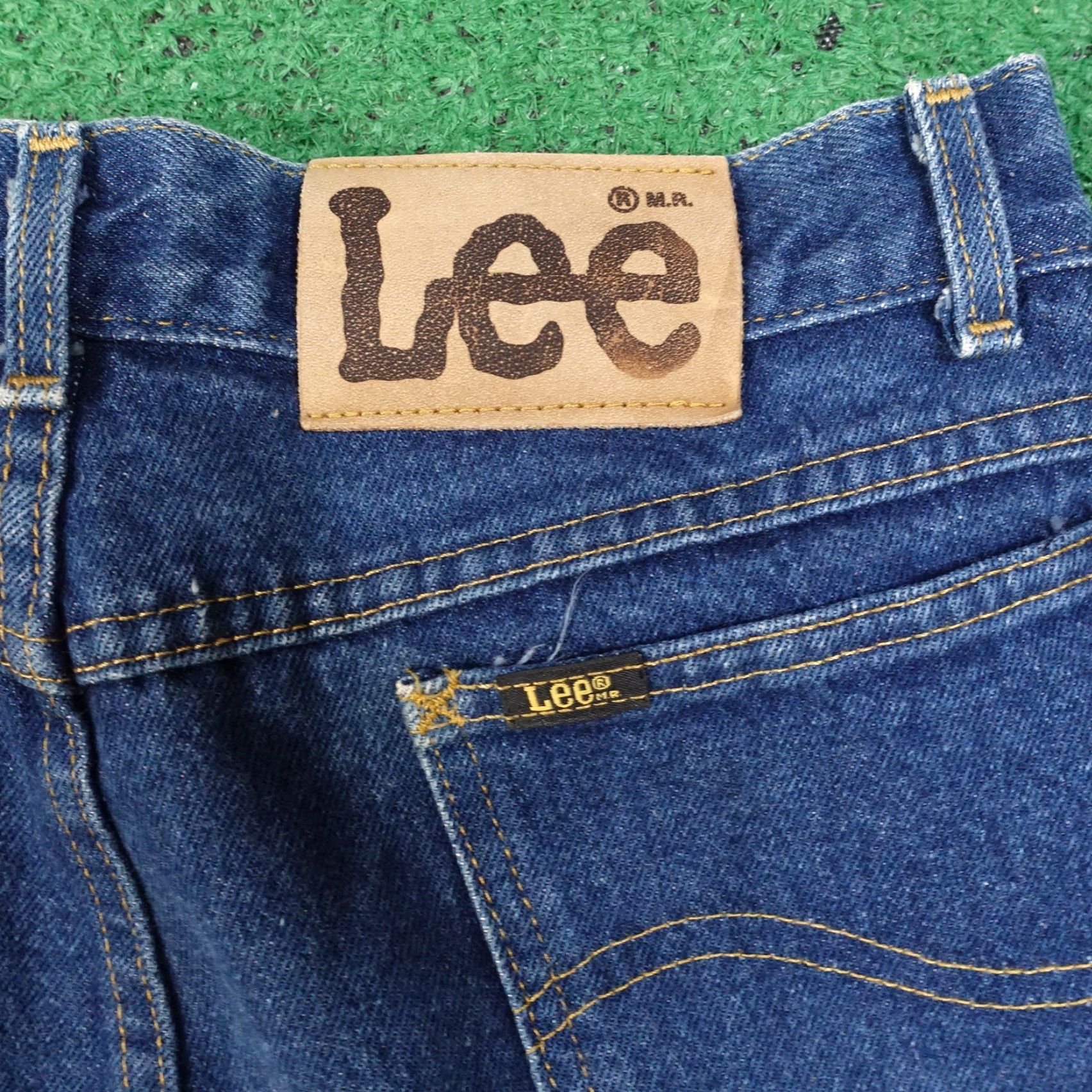 Lee Vintage Lee USA Made Denim Jeans Regular Fit 30x31 Blue 16 Women Retro 70s Size 38" / US 16 / IT 52 - 6 Thumbnail