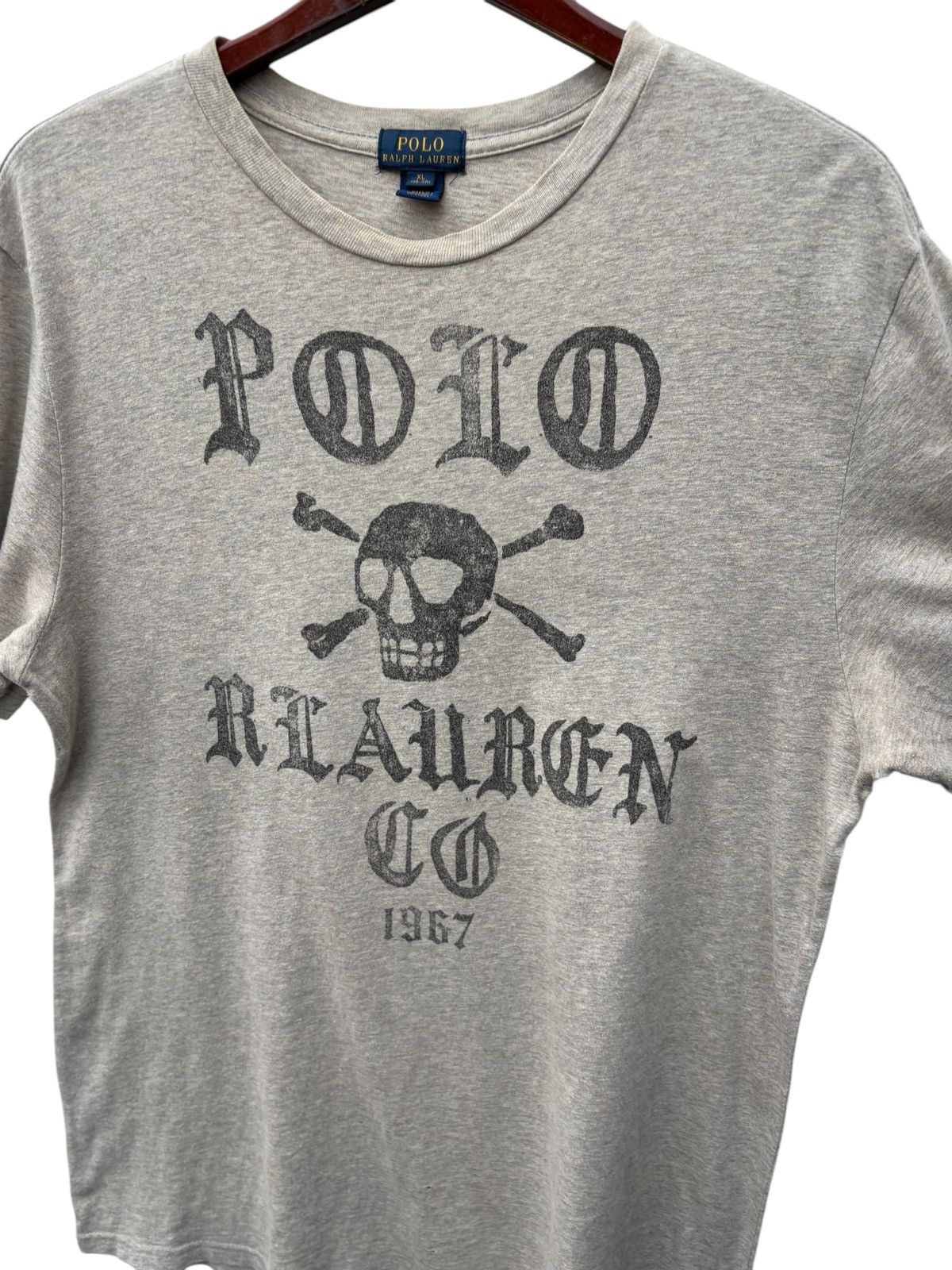Polo Ralph Lauren Polo Ralph Lauren Spellout Skull Tee Size US M / EU 48-50 / 2 - 3 Thumbnail