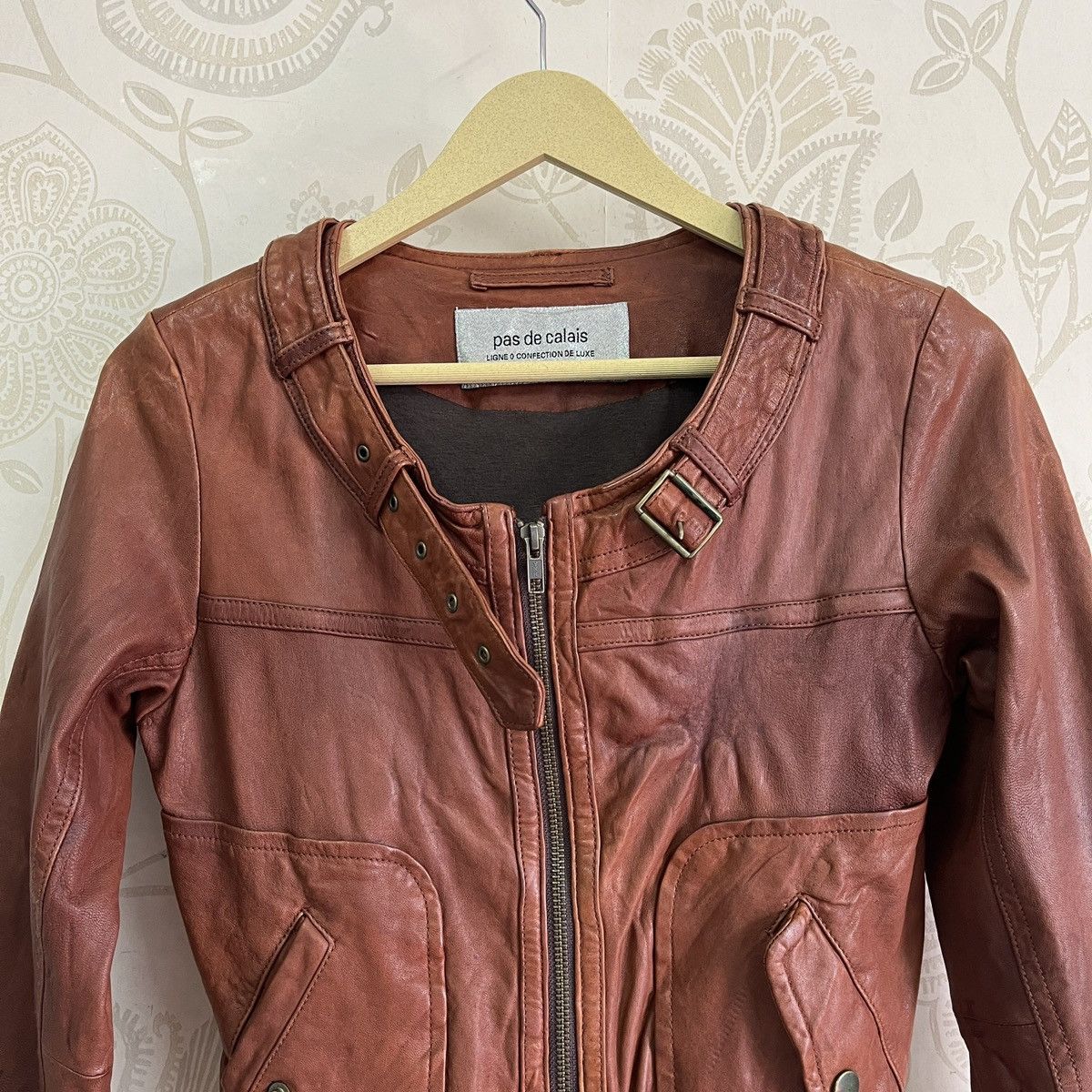 Pas de Calais × Seditionaries Bondage Pas De Calais Sheepskin Leather Jacket Size 38 Size XS / US 0-2 / IT 36-38 - 23 Thumbnail