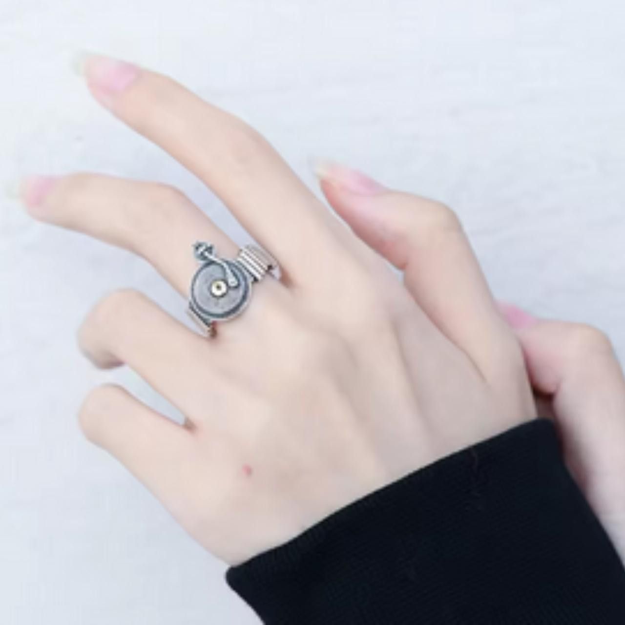 Designer Vinyl/record player Ring Size ONE SIZE - 3 Thumbnail