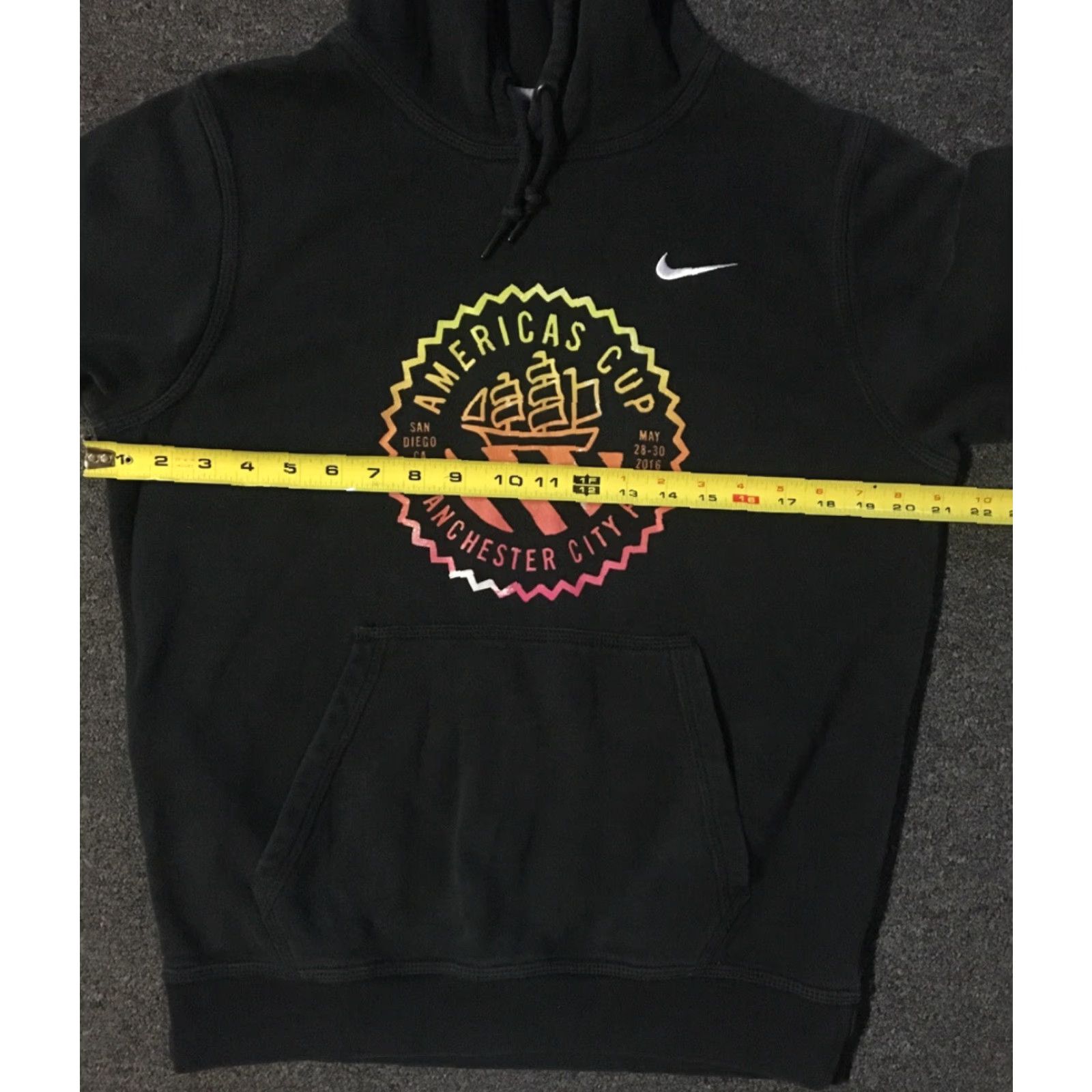 Nike Nike Americas Cup Manchester City FC Hoodie S Sweatshirt Men Small Black 90s Vintage Swoosh Logo Sportswear Pullover Mens Size US S / EU 44-46 / 1 - 5 Thumbnail