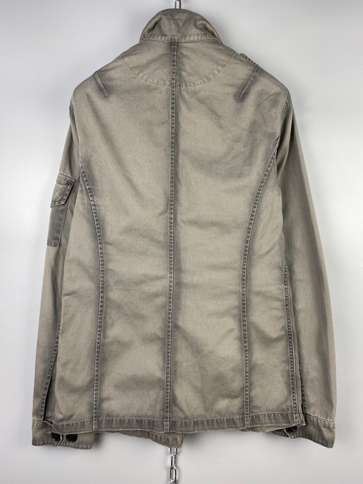 Allsaints All Saints Mens Garment Dyed Mason Overshirt Jacket Size US M / EU 48-50 / 2 - 8 Thumbnail