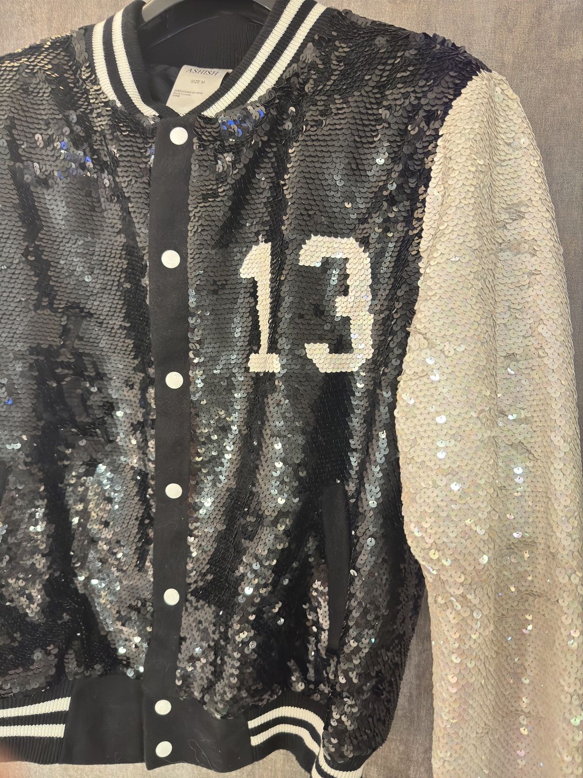 ASHISH Ashish Sequin Unisex Baseball Jacket size M Size US M / EU 48-50 / 2 - 6 Thumbnail